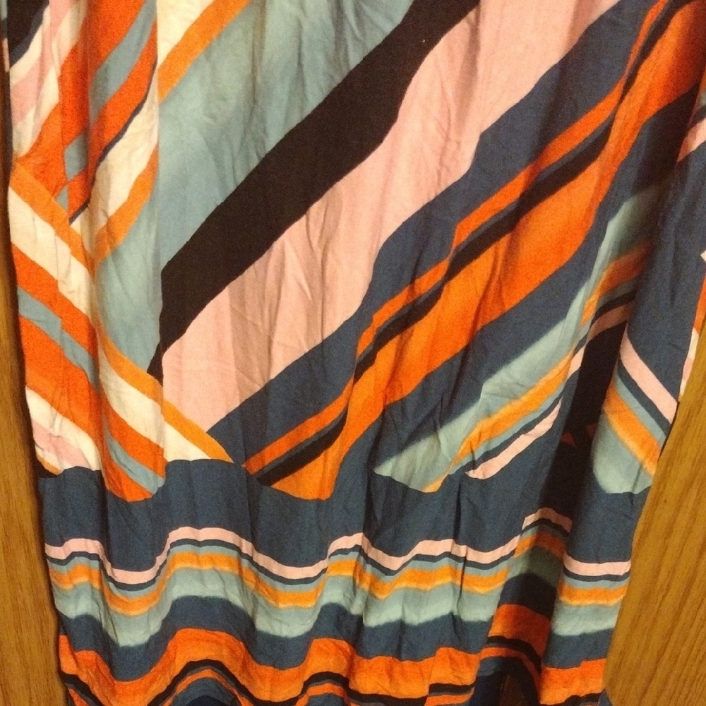 Roz & Ali Striped Spagetti Strap Dress - Multicolor​ - Picture 2 of 7